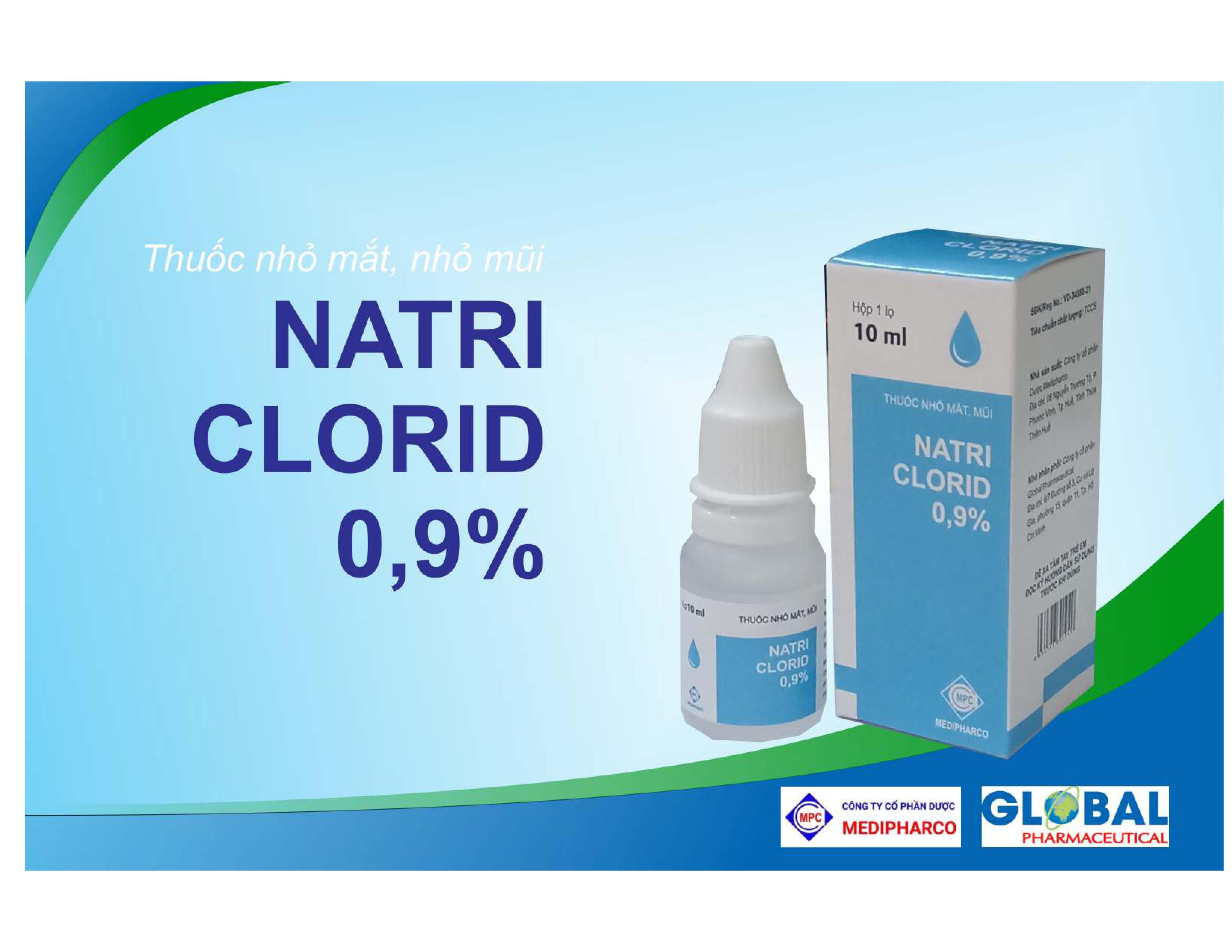 NATRI CLORID 0.9% - Sodium chloride for rinsing the eyes and nose
